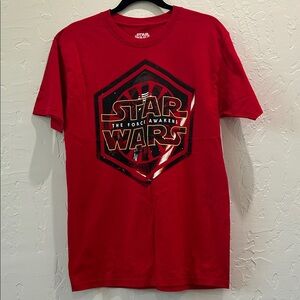 Star Wars The Force Awakens Red Tee NWOT